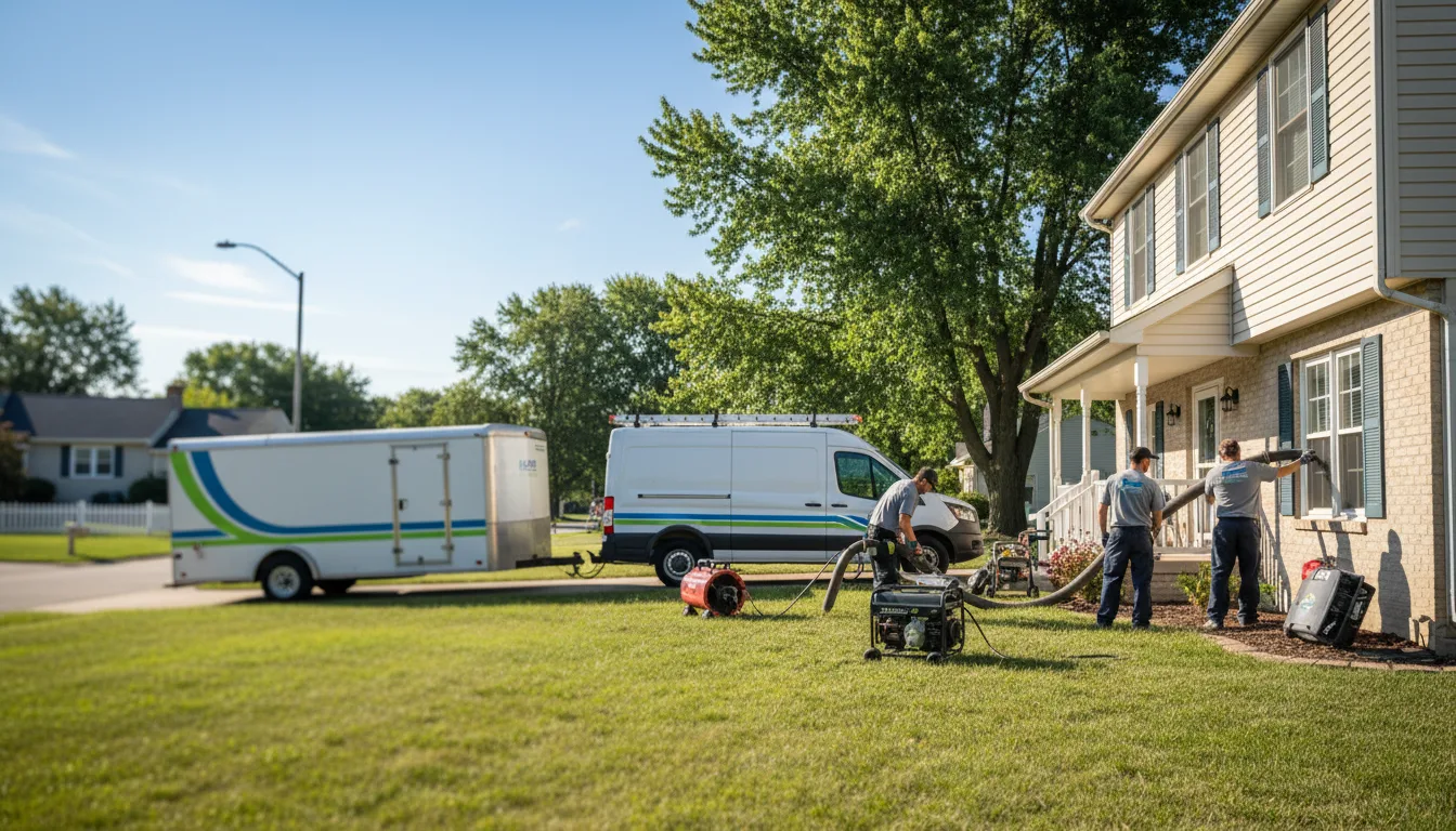 Flooded Basement Restoration And Cleanup With Repair in Gridley, KS near me